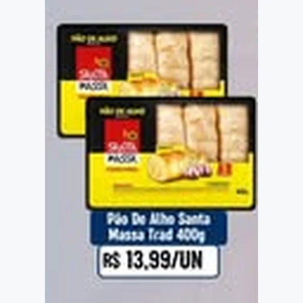 Pão de Alho Santa Massa Trad 400 g