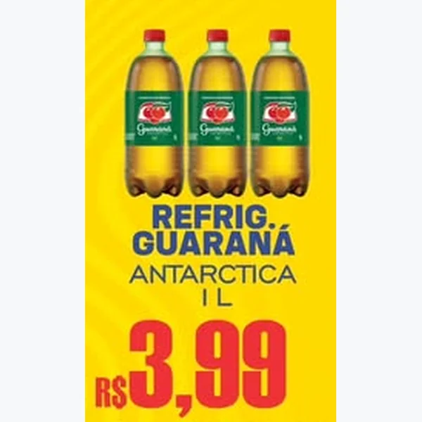 Recorte do encarte de Refrigerante Guaraná Antarctica 1 L