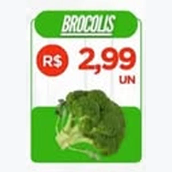Recorte do encarte de Brócolis
