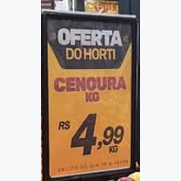 Recorte do encarte de Cenoura