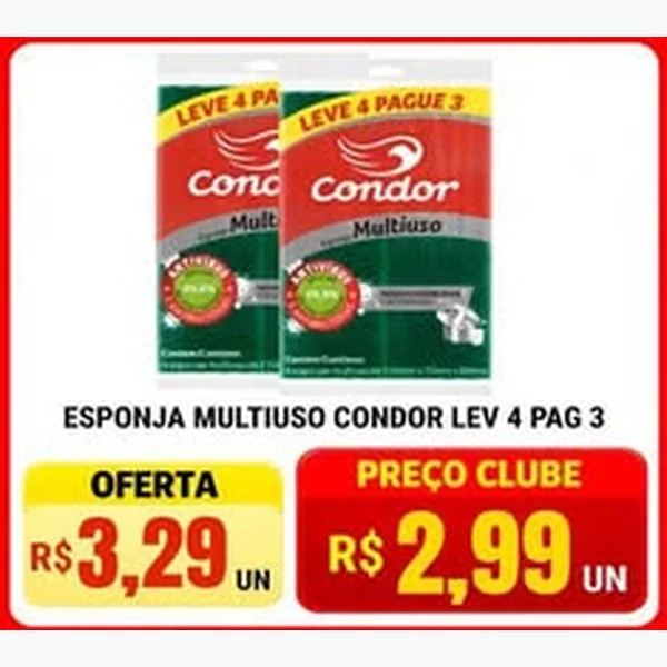 Esponja Multiuso Condor 4 un