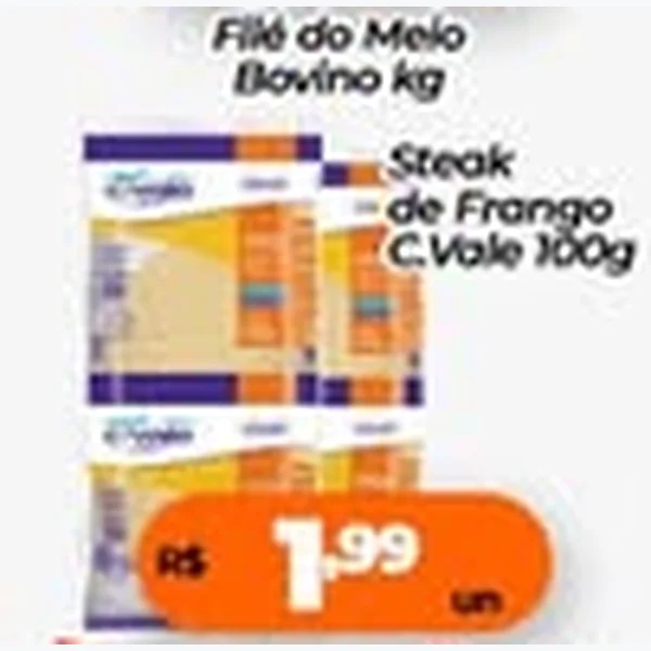 Steak de Frango C.Vale 100 g