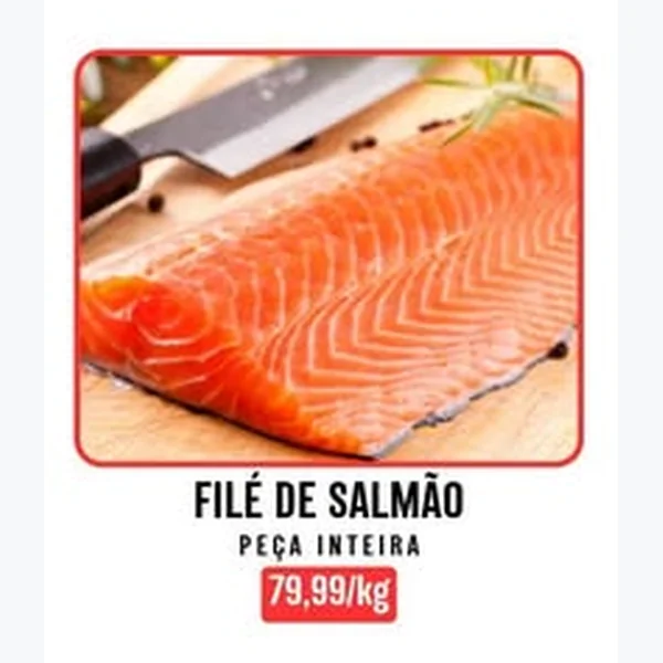 Filé de Salmão Peça Inteira