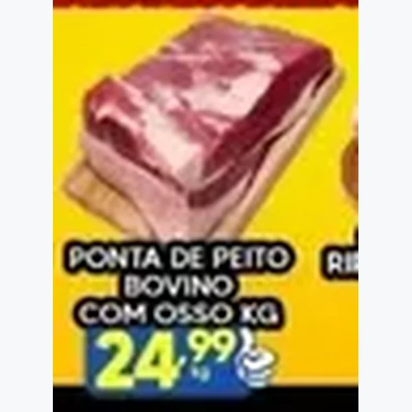Ponta de Peito Bovino com Osso