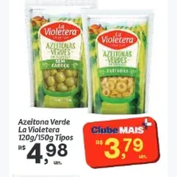 Azeitona Verde La Violetera 120 g