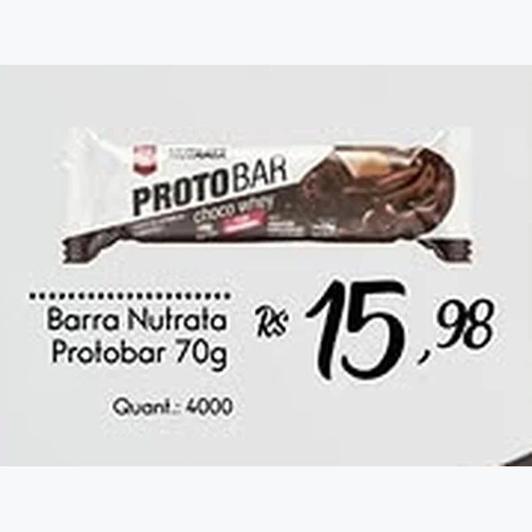 Recorte do encarte de Barra Protobar Nutrata 70 g