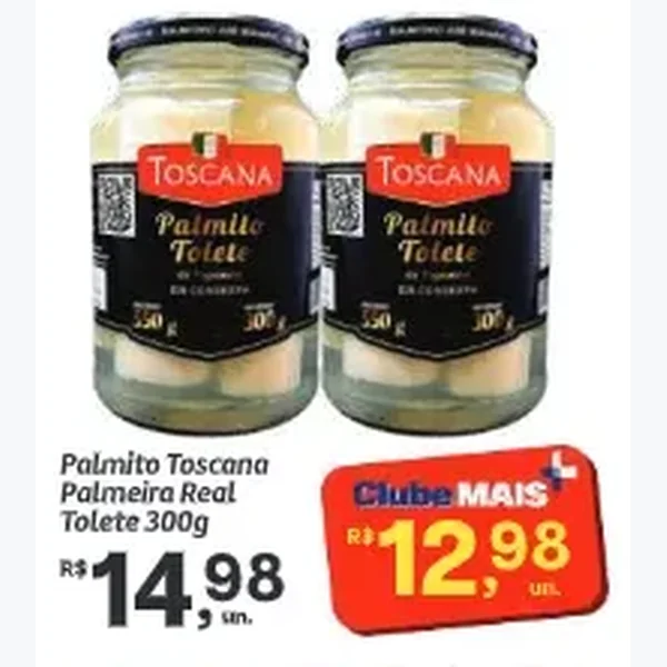 Palmito Tolete Toscana 300 g
