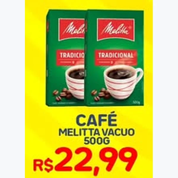 Recorte do encarte de Café Tradicional Melitta 500 g