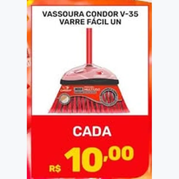 Vassoura Varre Fácil Condor