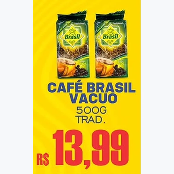 Recorte do encarte de Café Tradicional Brasil 500 g
