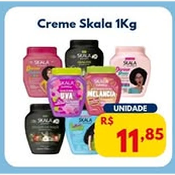 Recorte do encarte de Creme Skala 1 kg
