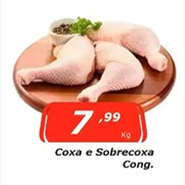 Recorte do encarte de Coxa e Sobrecoxa Cong.