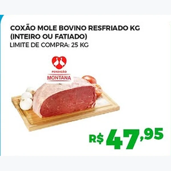 Coxão Mole Bovino Resfriado Montana