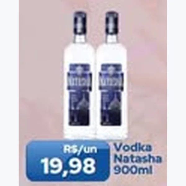 Recorte do encarte de Vodka Natasha 900 ml
