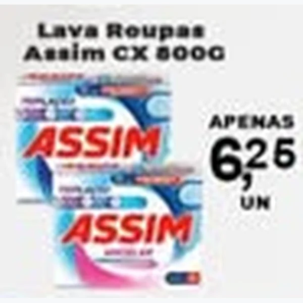 Lava Roupas Assim 800 g