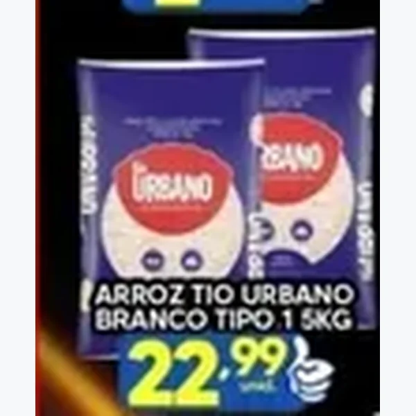 Arroz Branco Tipo 1 Tio Urbano 5 kg