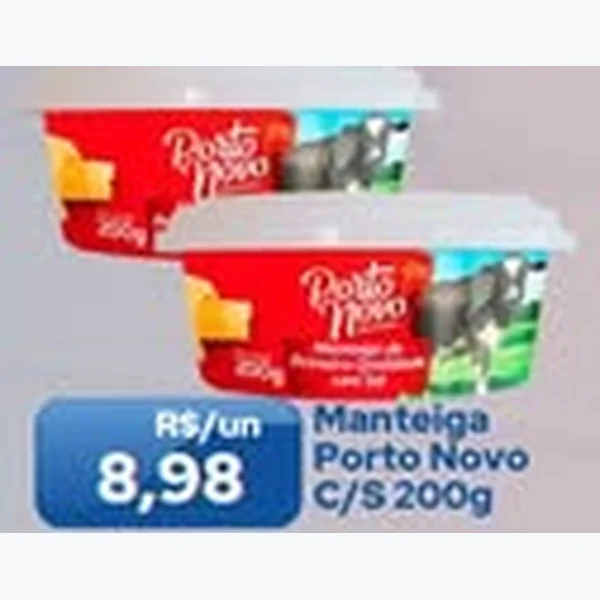 Manteiga C/s Porto Novo 200 g