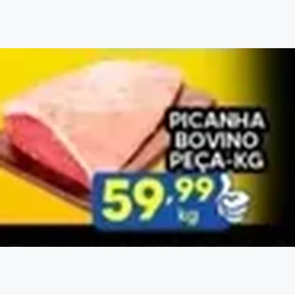 Recorte do encarte de Picanha Bovino Peça