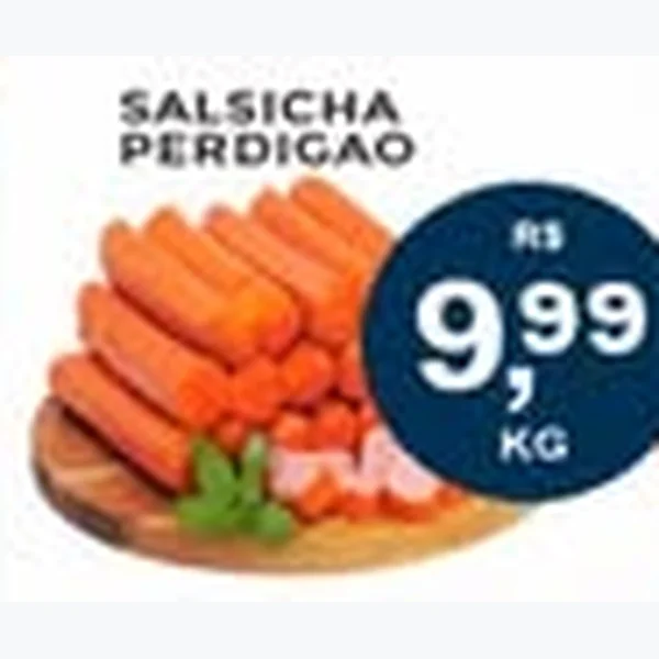 Recorte do encarte de Salsicha Perdigão
