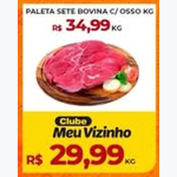Paleta Sete Bovina C/ Osso