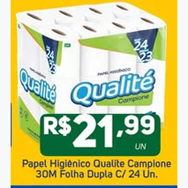 Papel Higiênico Campione Qualité 24 un × 30 un