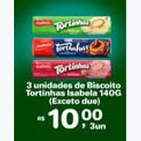 Biscoito Tortinhas Isabela 140 g
