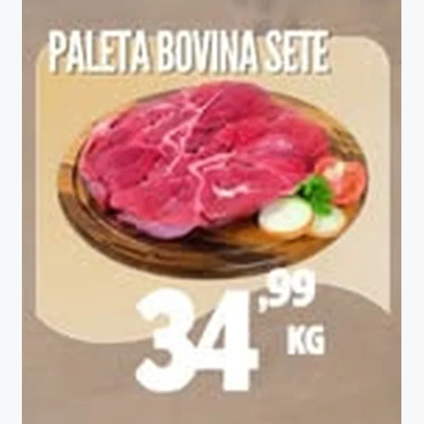 Recorte do encarte de Paleta Bovina Sete