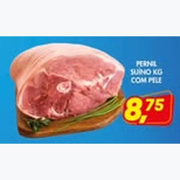 Recorte do encarte de Pernil Suíno com Pele