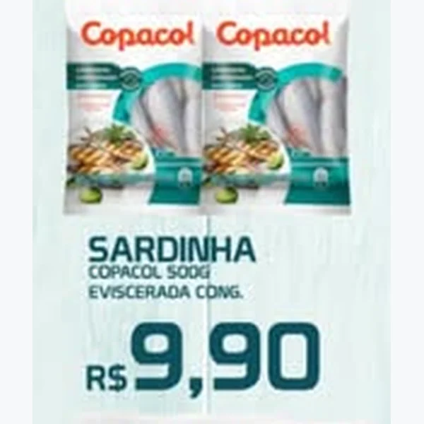 Sardinha Eviscerada Cong. Copacol 500 g