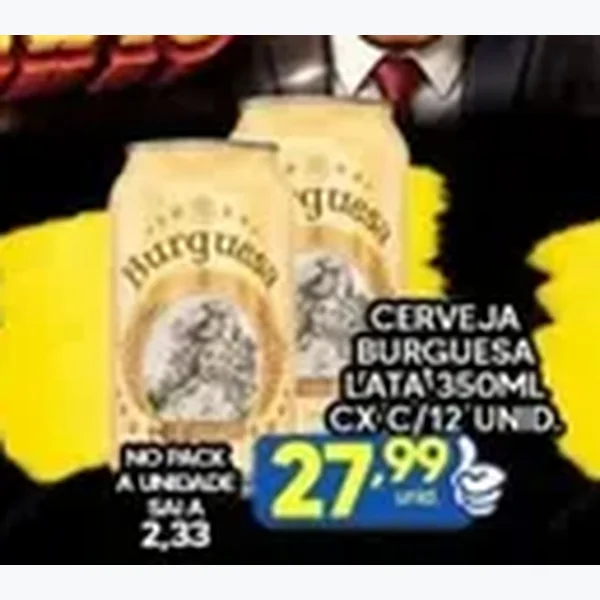 Cerveja Burguesa 12 un × 350 ml