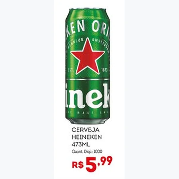 Cerveja Heineken 473 ml