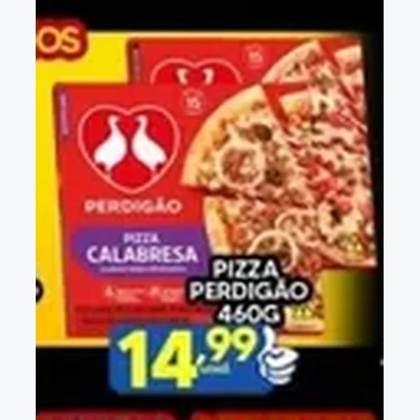 Pizza Calabresa Perdigão 460 g