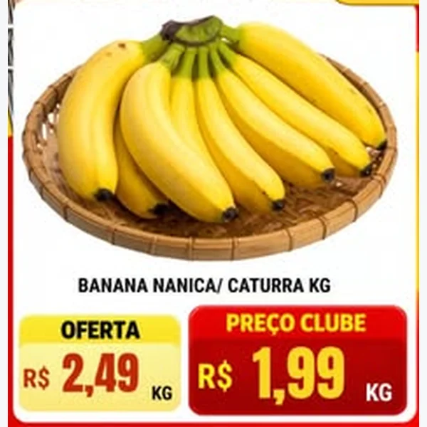 Recorte do encarte de Banana Nanica/caturra