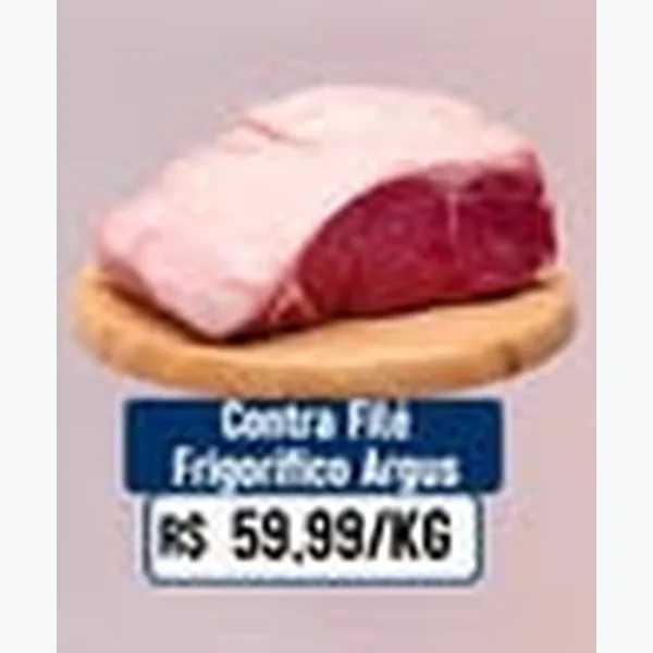 Recorte do encarte de Contra Filé Frigorífico Argus
