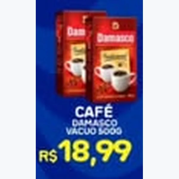 Recorte do encarte de Café Vacuo Damasco 500 g