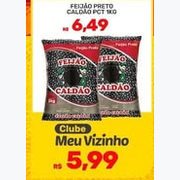 Feijão Preto Caldão 1 kg