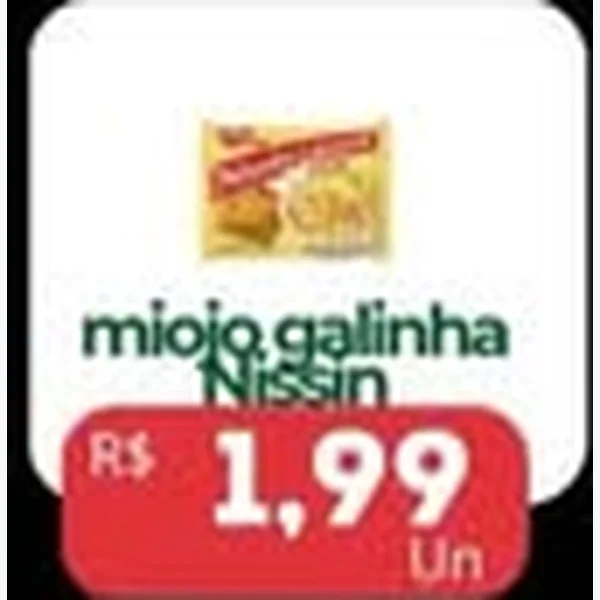 Miojo Galinha Nissin