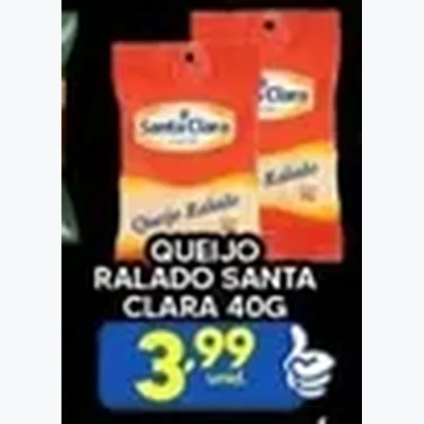 Queijo Ralado Santa Clara 40 g