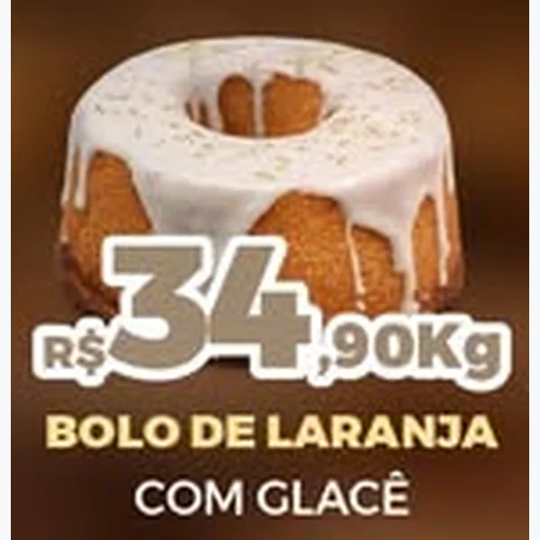 Recorte do encarte de Bolo de Laranja com Glacê