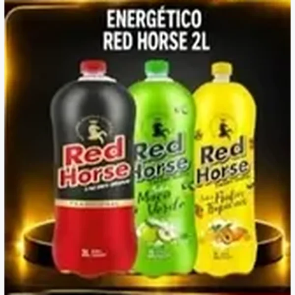 Recorte do encarte de Energético Red Horse 2 L