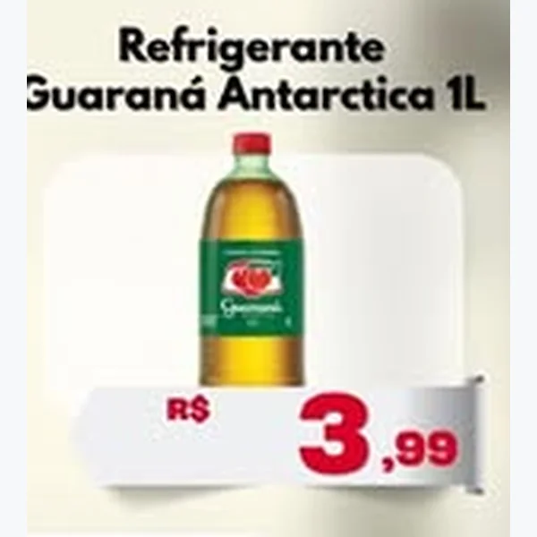 Recorte do encarte de Refrigerante Guaraná Antarctica 1 L