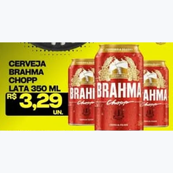 Cerveja Chopp Brahma 350 ml