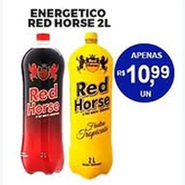 Recorte do encarte de Energético Red Horse 2 L