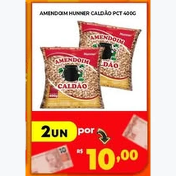 Amendoim Caldão Hunner 400 g