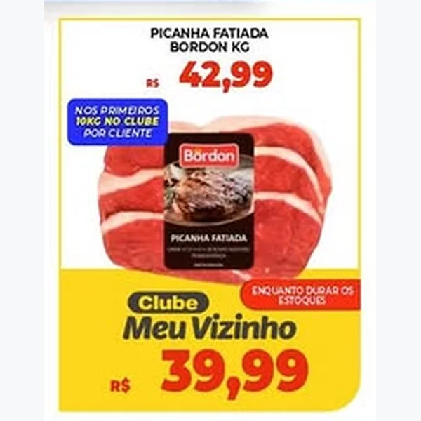 Picanha Fatiada Bordon