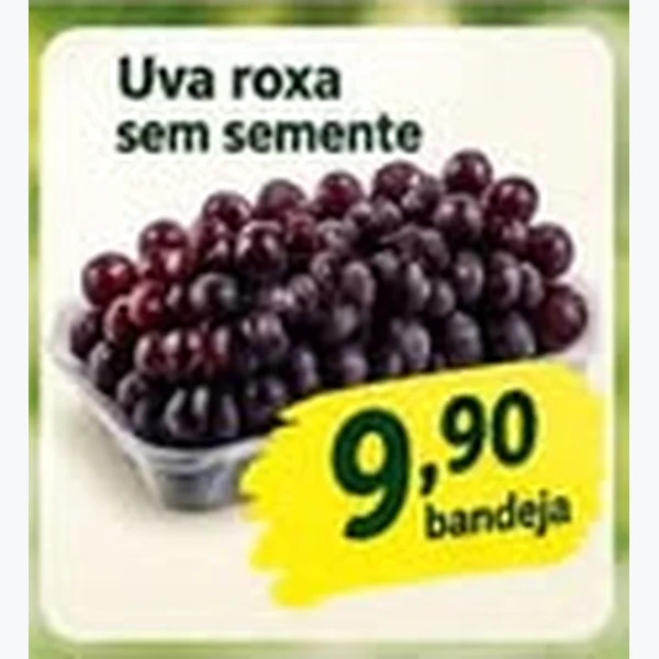 Uva Roxa sem Semente