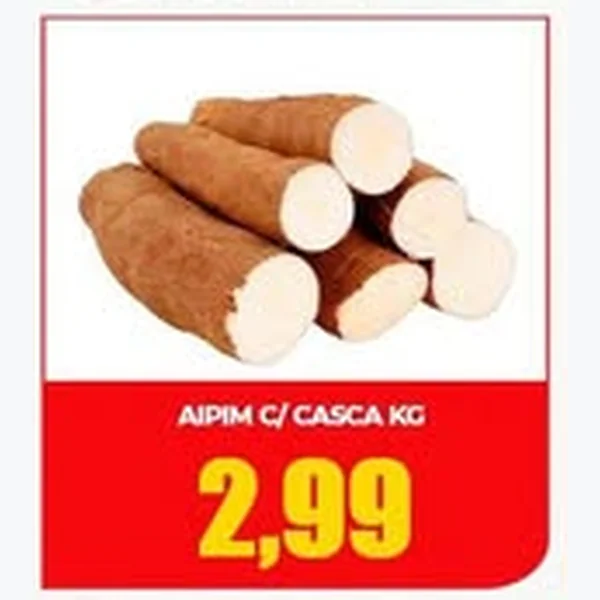 Aipim com Casca
