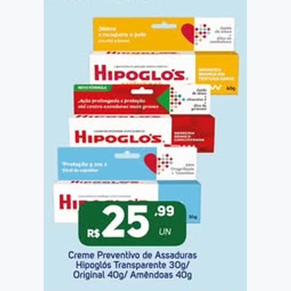 Creme Preventivo de Assaduras Hipoglós 30 g