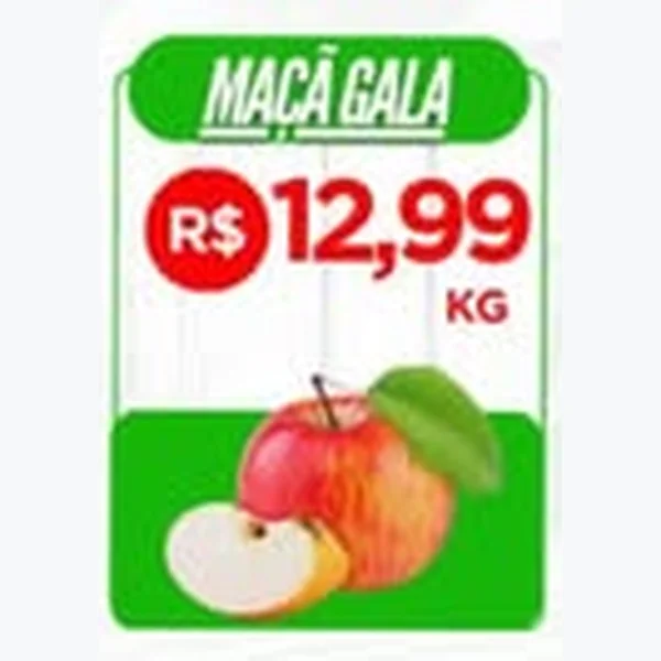 Recorte do encarte de Maçã Gala