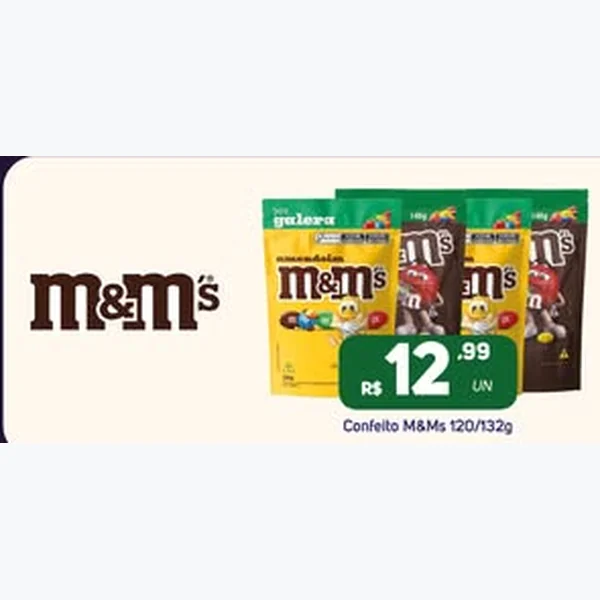 Confeito M&Ms 132 g